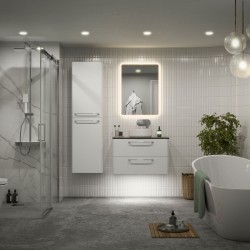 Osaka 506mm(w) WC Toilet Unit - White Gloss