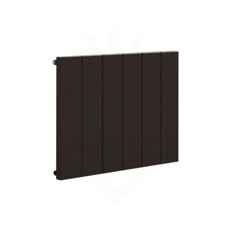 Carisa Elvino Black Aluminium Radiator - 745 x 600mm