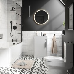 Nara 510mm(w) Floor Standing Unit Inc. Basin - White Gloss