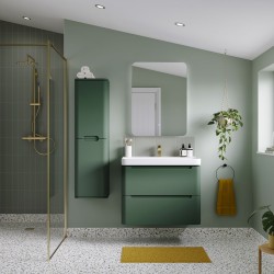 Kyoto 550mm(w) Floor Standing WC Toilet Unit - Matt Sage Green