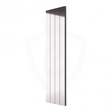 Carisa Elvino Polished Aluminium Radiator - 495 x 1800mm