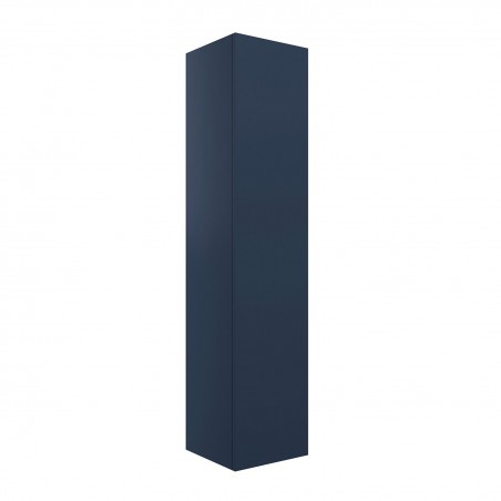 Yamagata 350mm(w) Wall Hung 1 Door Tall Unit - Matt Deep Blue