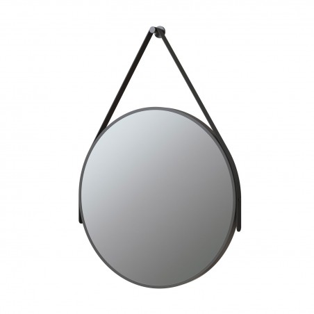 Nevada 600mm Round Mirror - Matt Black