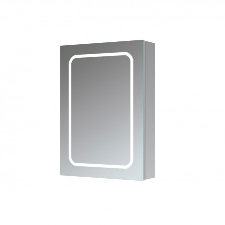 Washington 500mm(w) 1 Door Front-Lit LED Mirror Cabinet