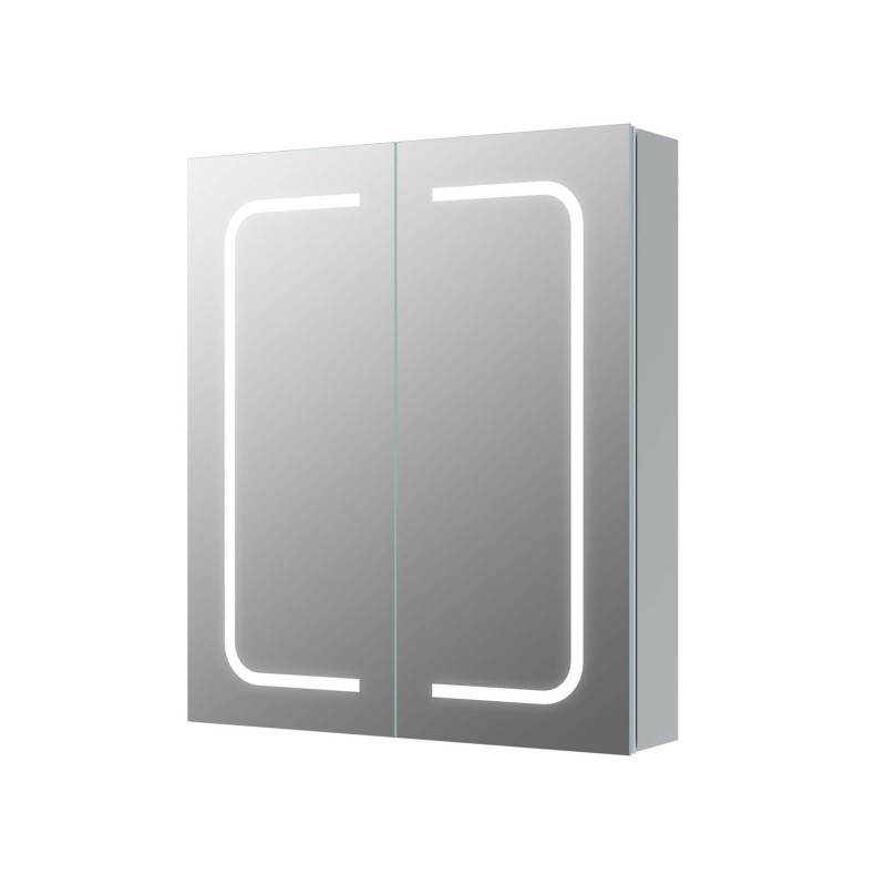 Washington 600mm(w) 2 Door Front-Lit LED Mirror Cabinet