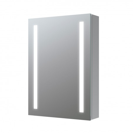 Missouri 500mm(w) 1 Door Front-Lit LED Mirror Cabinet