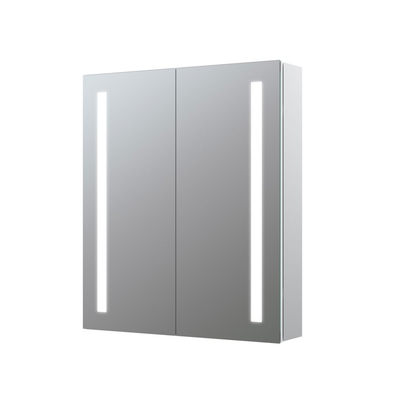 Missouri 600mm(w) 2 Door Front-Lit LED Mirror Cabinet