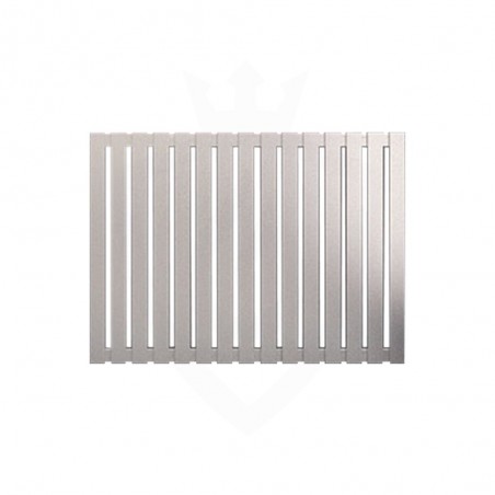 Carisa Sarp Brushed Stainless Steel Radiator - 810 x 600mm