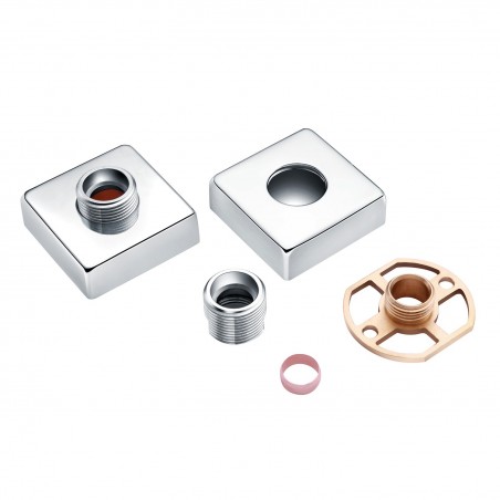Exposed Shower Valve Fast Fitting Kit Square (Pair)