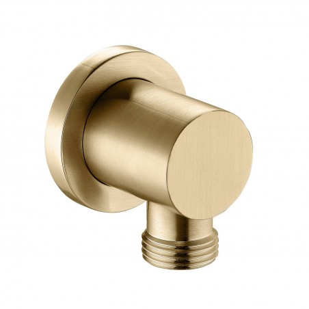 Wall Outlet Elbow - Brushed Brass