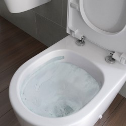 Milan Rimless Wall Hung WC & Soft Close Seat