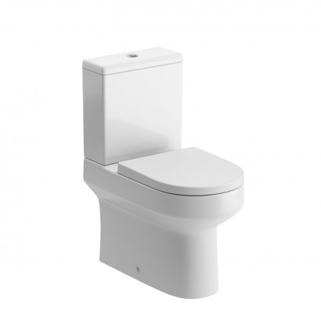 Palermo Closed Coupled Fully Shrouded WC & Soft Close Seat