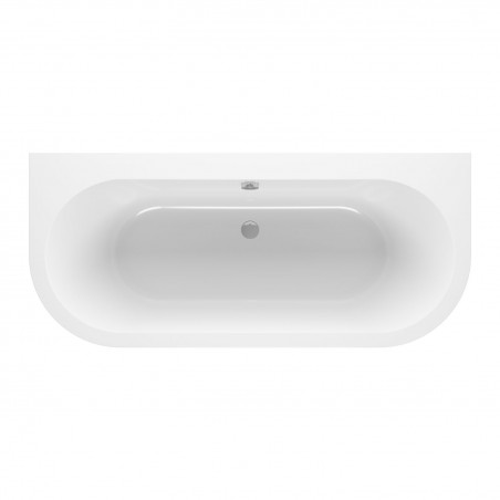 Frontier Back To Wall SUPERCAST 1700mm(l) x 750mm(w) x 600mm(h) Bath With Legs