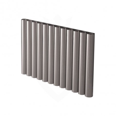 Carisa Otto Polished Aluminium Radiator - 995 x 600mm