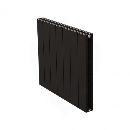 Carisa Nemo Double Black Aluminium Radiator - 660 x 600mm