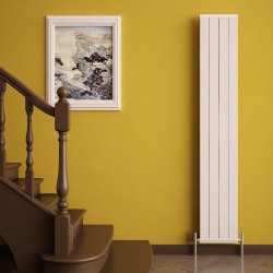 Carisa Elite White Aluminium Radiator - 295 x 1800mm - Installed