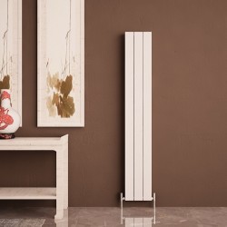 Carisa Nemo Double White Aluminium Radiator - 280 x 1800mm - Installed