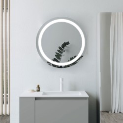 600mm Idaho Round Front-Lit LED Bathroom Mirrors
