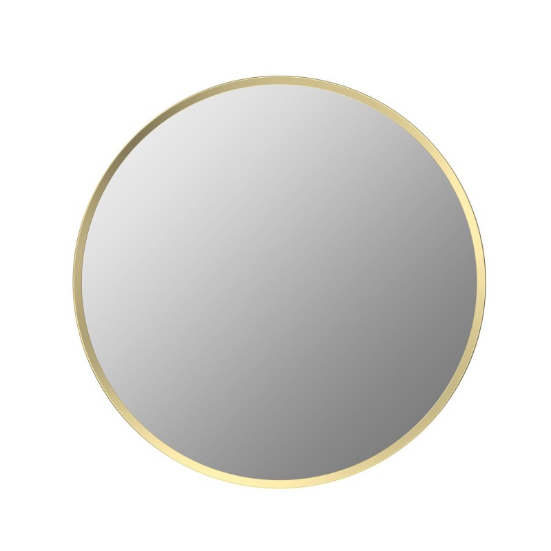 Virginia Round Bathroom Mirrors - Brushed Brass