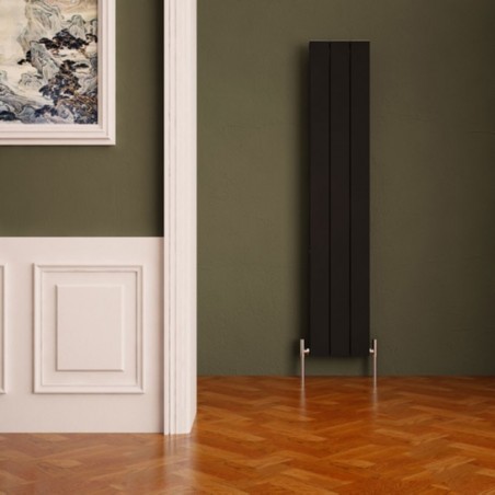 Carisa Nemo Black Aluminium Radiator - 280 x 1800mm