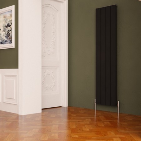 Carisa Nemo Black Aluminium Radiator - 375 x 1800mm