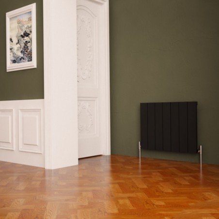 Carisa Nemo Black Aluminium Radiator - 660 x 600mm