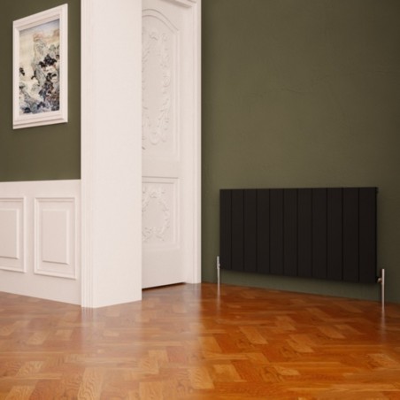 Carisa Nemo Black Aluminium Radiator - 1040 x 600mm