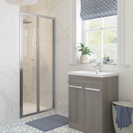 Elin Framed Bi-fold Shower...