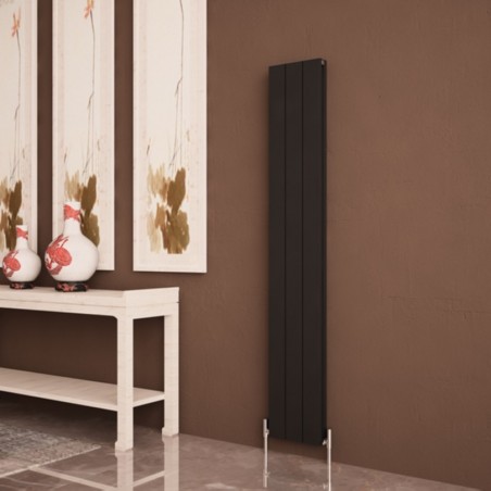 Carisa Nemo Double Black Aluminium Radiator - 280 x 1800mm