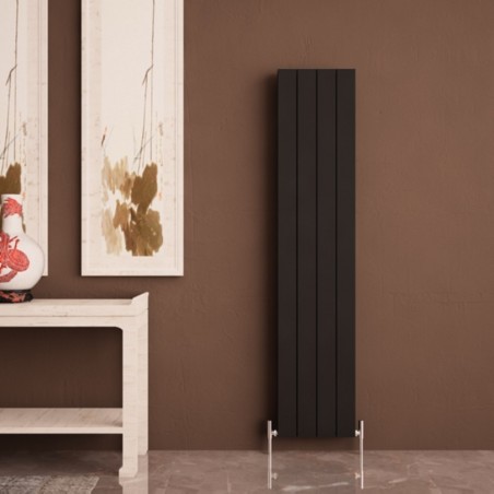 Carisa Nemo Double Black Aluminium Radiator - 375 x 1800mm