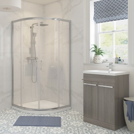 Elin Framed 2 Door Quadrant Shower Enclosure