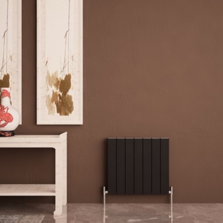 Carisa Nemo Double Black Aluminium Radiator - 660 x 600mm