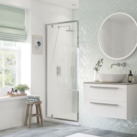 Ceri Framed Pivot Shower Doors