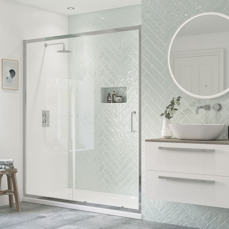 Ceri Framed Sliding Shower Doors