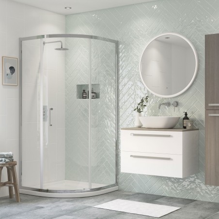 Ceri Framed 1 Door Quadrant Shower Enclosures