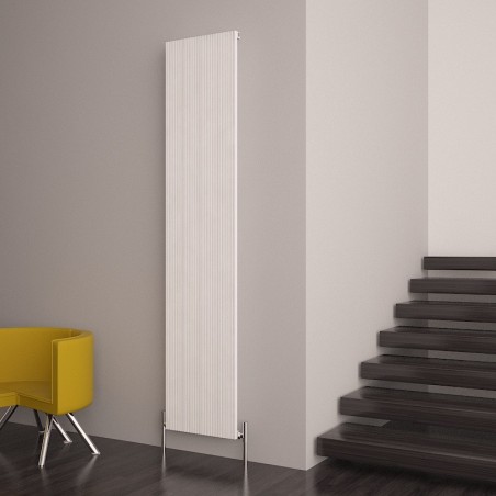 Carisa Monza White Aluminium Radiator - 375 x 1800mm