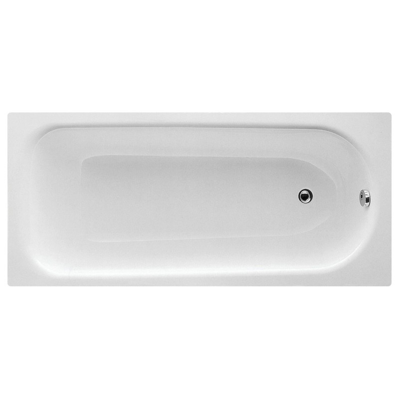 Mondial Single Ended Steel Baths with 2 Tap Hole