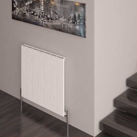 Carisa Monza White Aluminium Radiator - 660 x 600mm