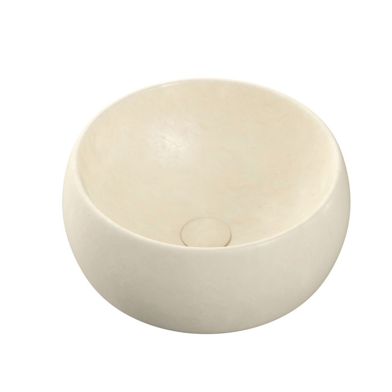 Como 400mm Ceramic Washbowl - Stone Effect