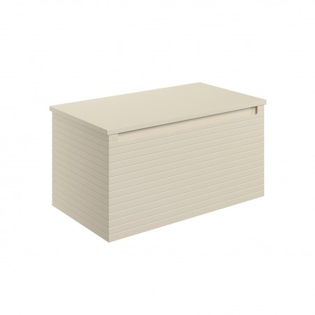 Kanto 800mm (W) x 413mm (H) x 460mm (D) Wall Hung 1 Drawer Basin Unit & Worktop - Matt Cotton