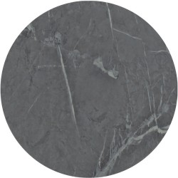 Kenzo 600mm (W) x 100mm (H) x 460mm (D) Wall Hung Grey Marble Basin Shelf & Chrome Bottle Trap