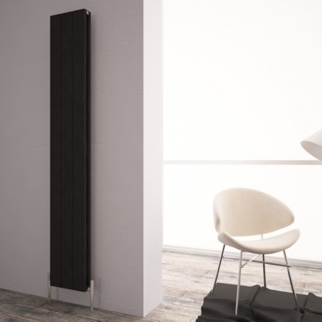 Carisa Monza Double Black Aluminium Radiator - 280 x 1800mm