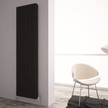 Carisa Monza Double Black Aluminium Radiator - 470 x 1800mm