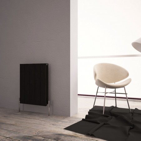 Carisa Monza Double Black Aluminium Radiator - 470 x 600mm