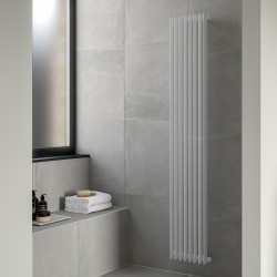 Kenzo 800mm (W) x 100mm (H) x 460mm (D) Wall Hung Basin Shelf - White Marble