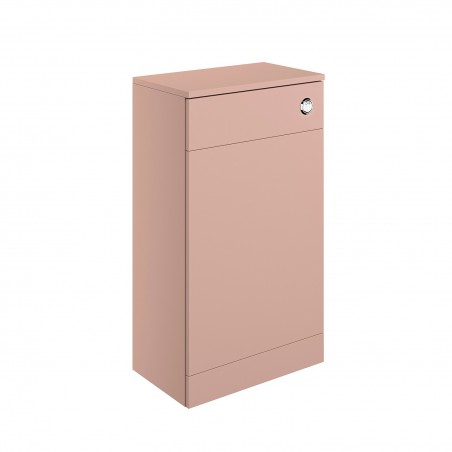 Yamagata 500mm (W) x 830mm (H) x 252mm (D) WC Unit - Matt Antique Rose