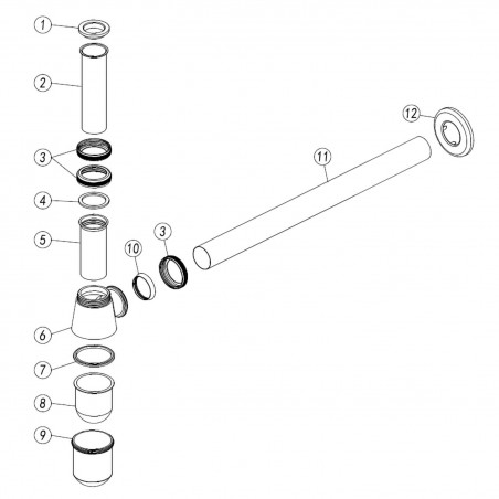 Bottle Trap - Brushed Brass