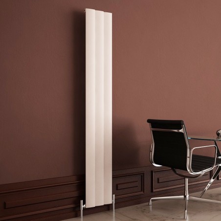 Carisa Step White Aluminium Radiator - 280 x 1800mm