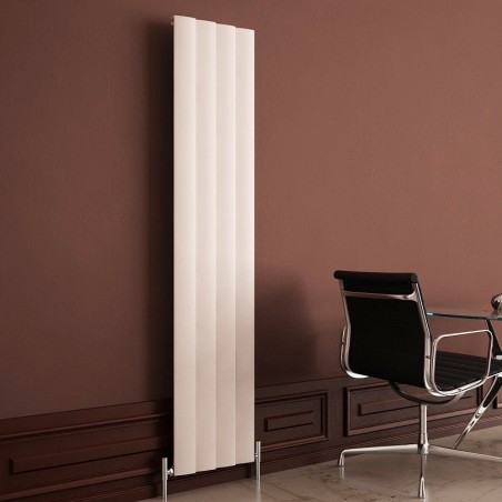 Carisa Step White Aluminium Radiator - 375 x 1800mm