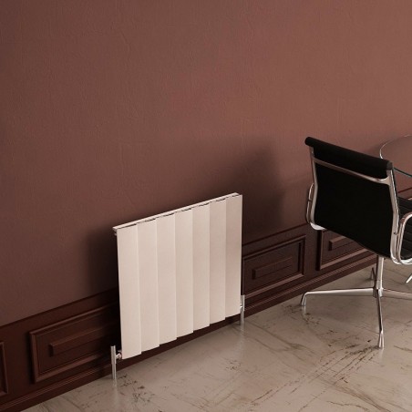 Carisa Step White Aluminium Radiator - 660 x 600mm